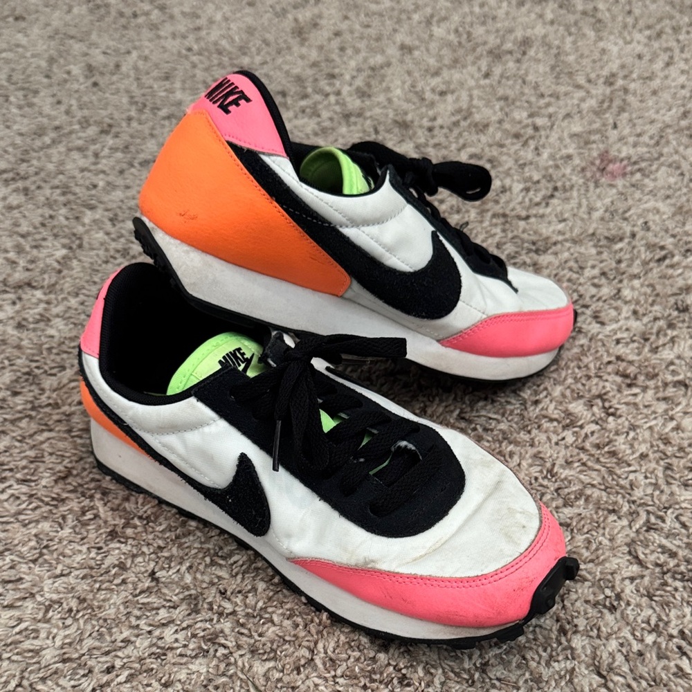 Nike White and Neon Colors Athletic Shoes - Picture 13 of 14